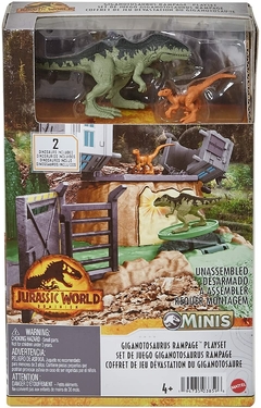 Jurassic World Dominion Giganotosaurus Mini Set Mattel