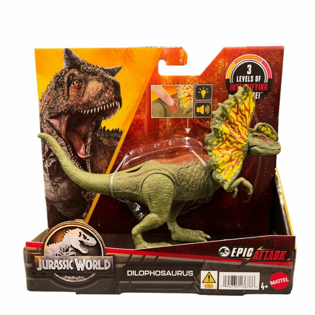 JURASSIC WORLD EPIC ATTACK DILOPHOSAURUS