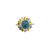 (US 1.16801) Estrela Oficial Superior Cromada - Platina e Ombro