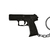 (US 1.90107) Chaveiro Pistola USP Compact 45