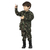 (US 1.003501) Farda Infantil Camuflado Exército Brasileiro + Coturno - Atack