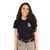 (US 1.001910005) Camiseta Feminina Militar Baby Look Estampada Estado Civil Casada | Preto - Atack - comprar online