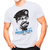 (US 1.001949) Camiseta Militar Estampada Mussum Tatics | Branca - Atack