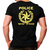 (US 1.001985) Camiseta Militar Estampada Police | Preta - Atack - comprar online