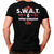 ( US 1.001983) Camiseta Militar Estampada S.W.A.T Expert | Preta - Atack - comprar online
