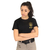 (US 1.001910001) Camiseta Feminina Militar Baby Look Estampada CSI | Preto - Atack