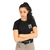 (US 1.001910006) Camiseta Feminina Militar Baby Look Estampada FBI | Preto - Atack