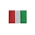 (US 1.341133FC) Patch Bordado com Fecho de Contato Bandeira Itália