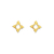 (US 1.15105) Distintivo de Metal Comunicações Dourado - Gola