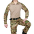 (US 1.GEN2MC) Conjunto Multicam Combat Shirt + Calça + Joelheira e Cotoveleira - Artigos Militares | Camping | Sobrevivência | Aventura - Loja Militar