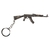 (US 1.12317CR) Chaveiro Metal AK-47 Cromado - comprar online