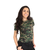 (US 1.1110088) Camiseta Feminina Militar Baby Look | Camuflado - Atack na internet