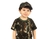 (US 1.001501) Kit Camiseta Infantil Poliviscose Padrão EB + Calça Infantil Rip Stop Camuflado EB + Boné Infantil Camuflado EB
