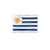 (US 1.341140FC) Patch Bordado com Fecho de Contato Bandeira Uruguai