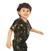 (US 1.001501) Kit Camiseta Infantil Poliviscose Padrão EB + Calça Infantil Rip Stop Camuflado EB + Boné Infantil Camuflado EB - loja online