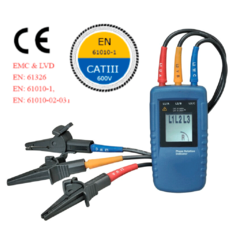 Fasímetro Digital CATIII/600V - DT-901 - CEM - HEPTA Instrumentos de Medição e Controle