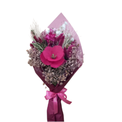 Ramalhete de flores secas pink