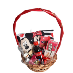 Cesta Infantil Minnie e Mickey