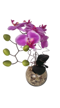 Orquídea permanente Cascata Lilás