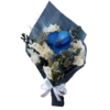 Ramalhete de flores secas azuis