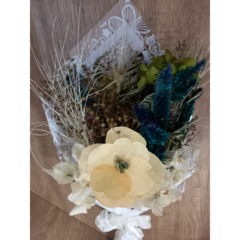 Ramalhete de flores secas branco - comprar online