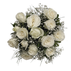 Buquê de Rosas Brancas - comprar online