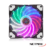 COOLER 120MM LUZ RAINBOW NETMAK NM-12RGB MOLEX