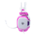 AURICULARES GAMER VSG GEMINI LED VIOLETA BLANCO - comprar online