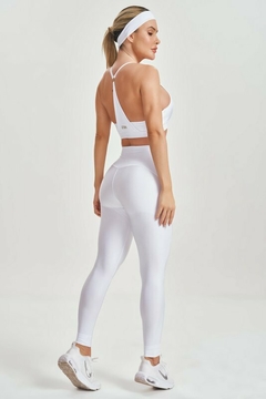 LEGGING LET'SGYM BASIC FIT BRANCO - Forza Moda Fitness