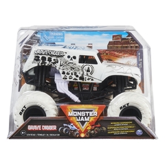 Auto Monster Jam Grave Digger Blanco 1:24