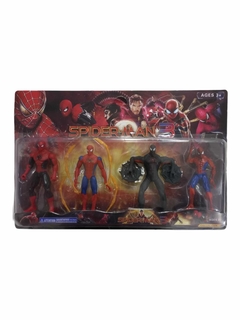 Muñecos Spiderman x4