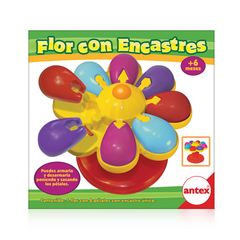 Flor Con Encastres Antex