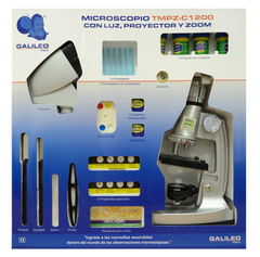 Microscopio Galileo 1200x Con Luz Proyector