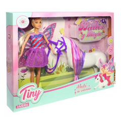 Muñeca Tiny Hada Con Unicornio