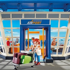 Imagen de Aeropuerto con Torre de Control Playmobil