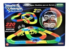 Pista Magic Race 220 Pzs x2 Autitos