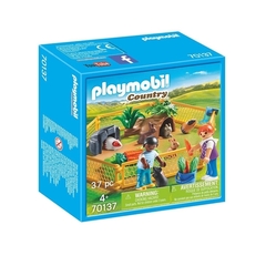 Niños Con Recinto Con Animales de Granja 37 piezas Playmobil