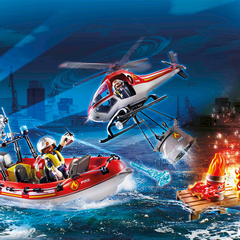 Misión De Rescate De Bomberos Playmobil - El Arca del Juguete