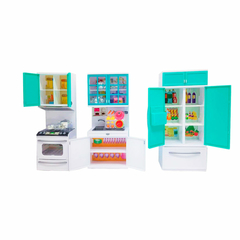 Set Cocina Mediana Poppi C/Acc Y Luz - tienda online