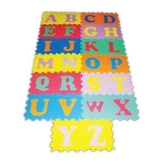 Piso De Goma Eva Letras 13 Piezas "A" a "M" / "N" a "Z" - comprar online