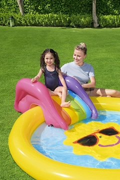 Pileta Inflable Sol Y Arcoíris Bestway Parque Acuático - El Arca del Juguete