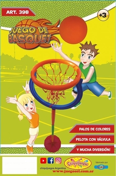 Aro Básquet Regulable Juegosol