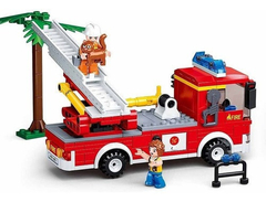 Sluban Camion de Bomberos con escalera Simil Lego 269 Piezas - comprar online