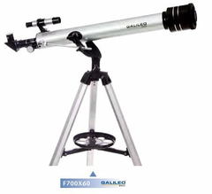 Telescopio Reflector 700x76 Aumento 525x Con Tripode Galileo - comprar online