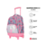 MOCHILA CROSS 2.0 LILAC CATS CON CARRO XTREM (10-908) - comprar online