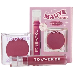 **PRE- ORDEN** Tower 28 Beauty- It's a Mauve-ment Lip Gloss + Cream Blush Duo Set