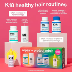 **PRE ORDEN** K18 Biomimetic Hairscience - Repair + Protect Mini's Hair Set en internet