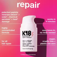 **PRE ORDEN** K18 Biomimetic Hairscience - Repair + Protect Mini's Hair Set - tienda en línea