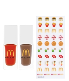 **PRE ORDEN** Nails.INC X McDonald's Burger Mini Nail Polish and Sticker Duo - comprar en línea