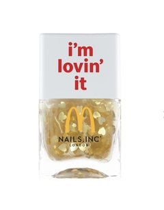 **PRE ORDEN** Nails.INC X McDonald's i'm Lovin' It Gold Heart Nail Topper